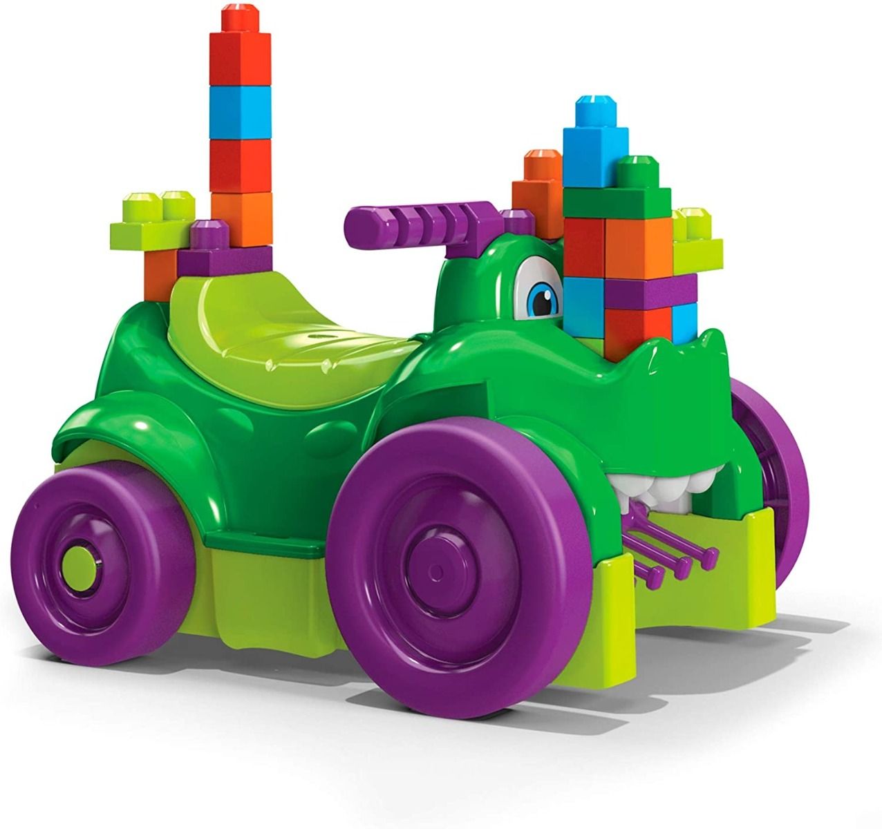 Fisher-Price Mega Bloks Ride n Chomp Croc Ride-on GFG22 - Colorland Toys