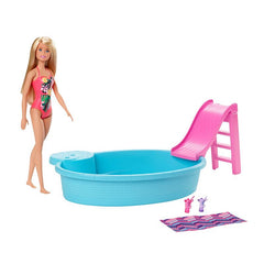 Barbie Doll And Pool Playset GHL91 - Colorland Toys