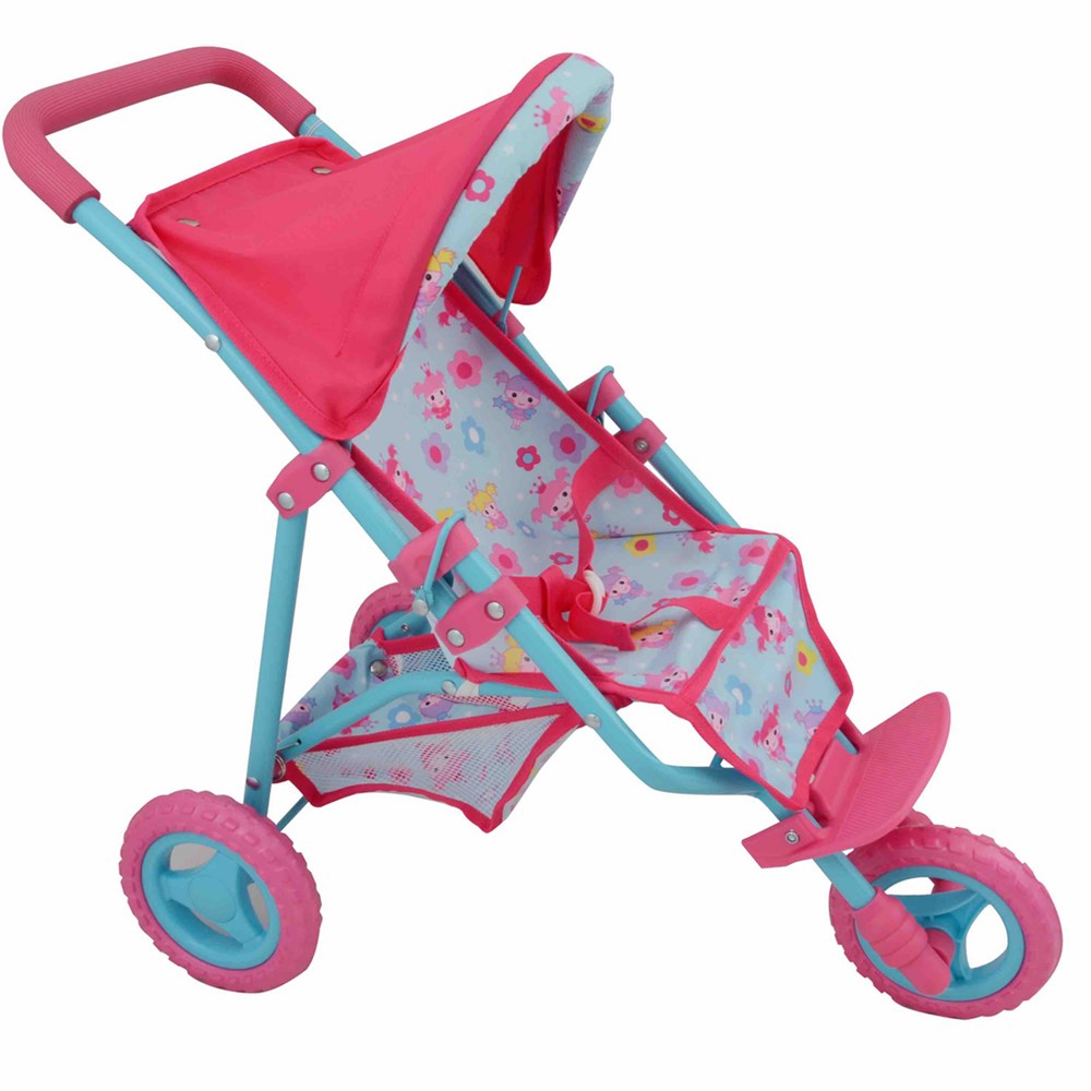 Dolls World 3-Wheel Folding Stroller 8190 - Colorland Toys
