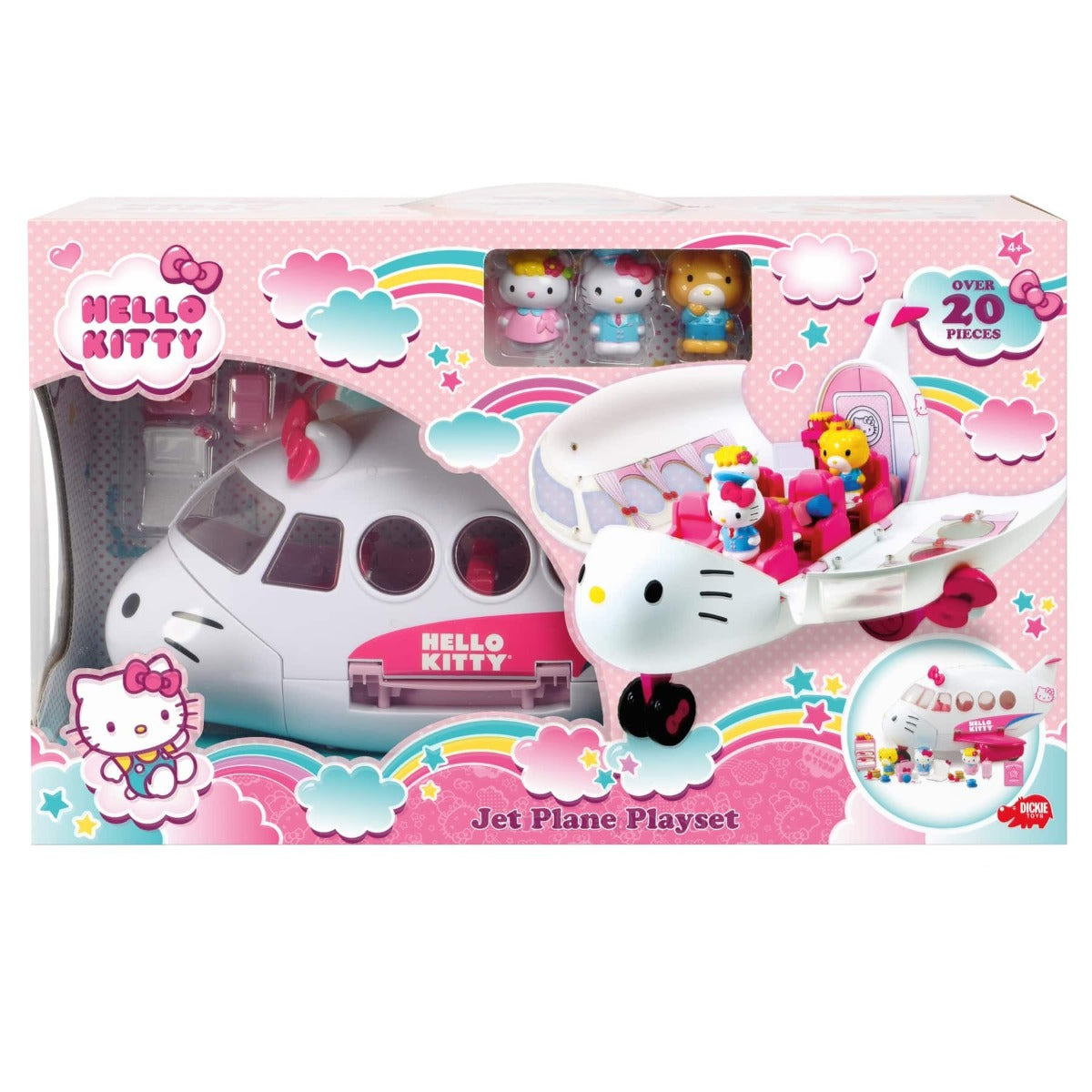 Hello Kitty Jet Plane Playset 253248000 - Colorland Toys