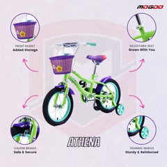Mogoo Athena 20" Kids Bicycle – Shamrock Green