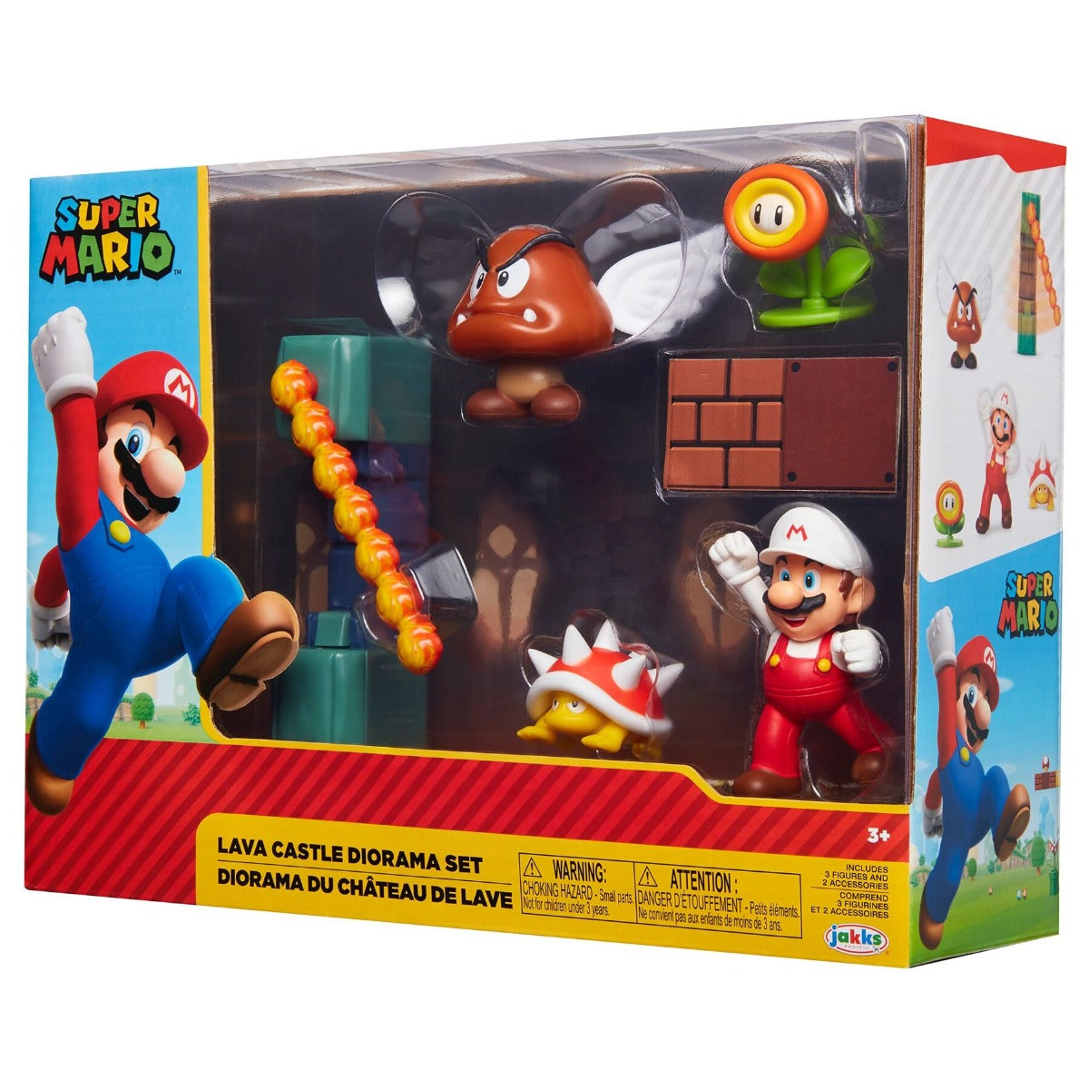 Nintendo Super Mario Lava Castle Diorama Set - Colorland Toys