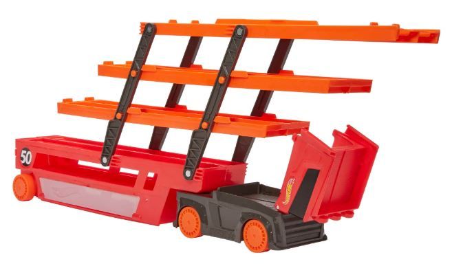 Hot Wheels Mega Hauler Vehicle 6 Expandable Levels GHR48 - Colorland Toys
