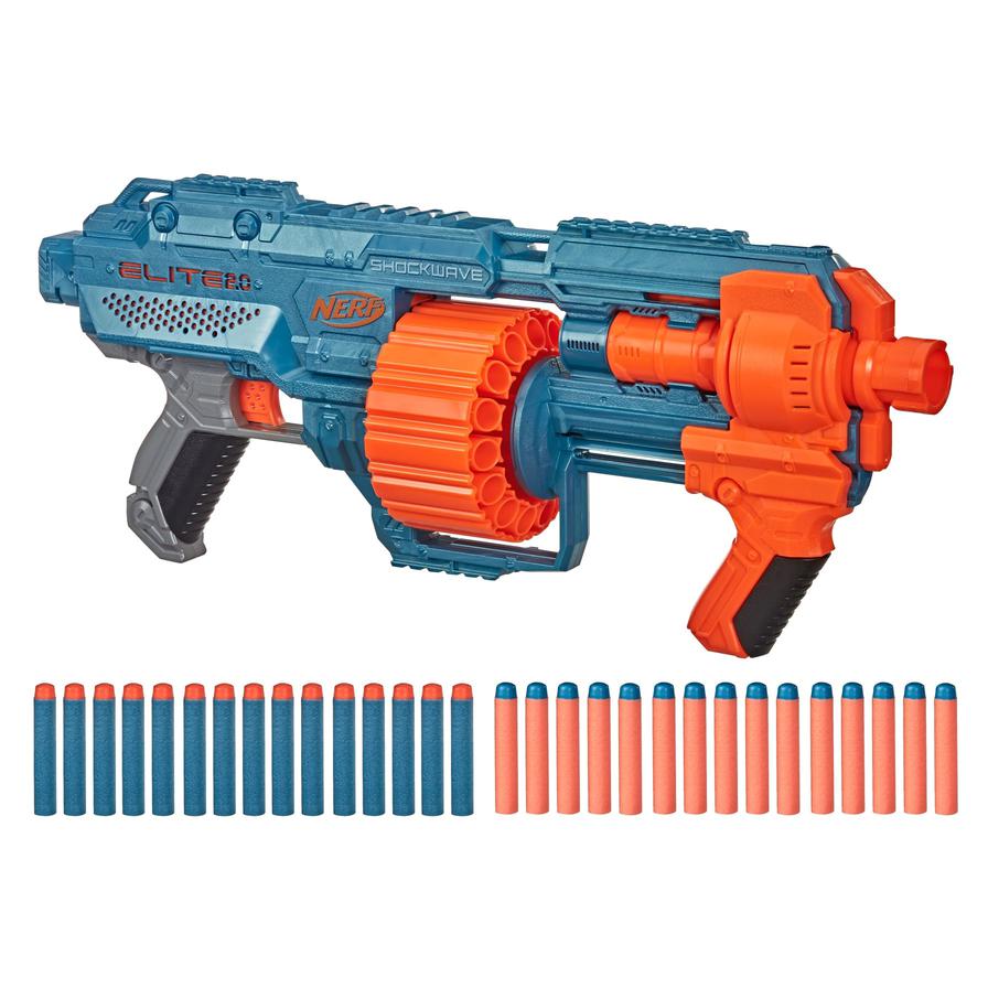Nerf Elite 2.0 Shockwave RD-15 Blaster - Colorland Toys