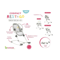 Babymoov Compact Relax 4in1 Bassinet & Play Bouncer B012010 - Colorland Toys