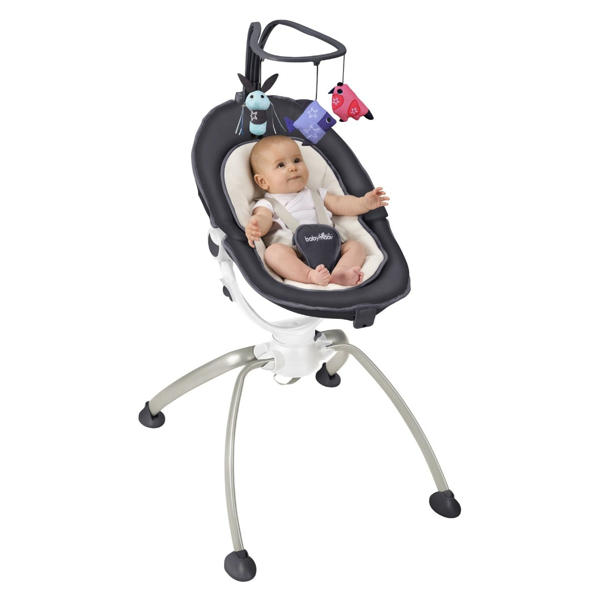 Babymoov Swoon Up Zinc Baby Bouncer Height Adjustable A012423 - Colorland Toys