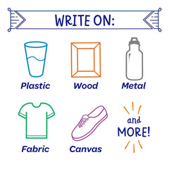 Crayola Take Note Permanent Markers Fine Point 58-6539 - Colorland Toys