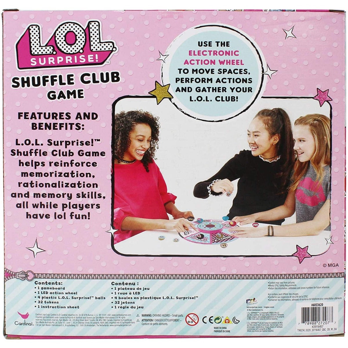 LOL Surprise! Shuffle Club Game With 4 LOL Surprise Balls 6053620 - Colorland Toys