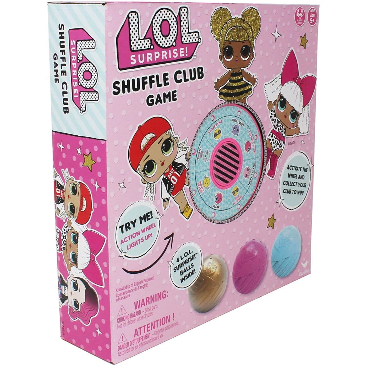 LOL Surprise! Shuffle Club Game With 4 LOL Surprise Balls 6053620 - Colorland Toys