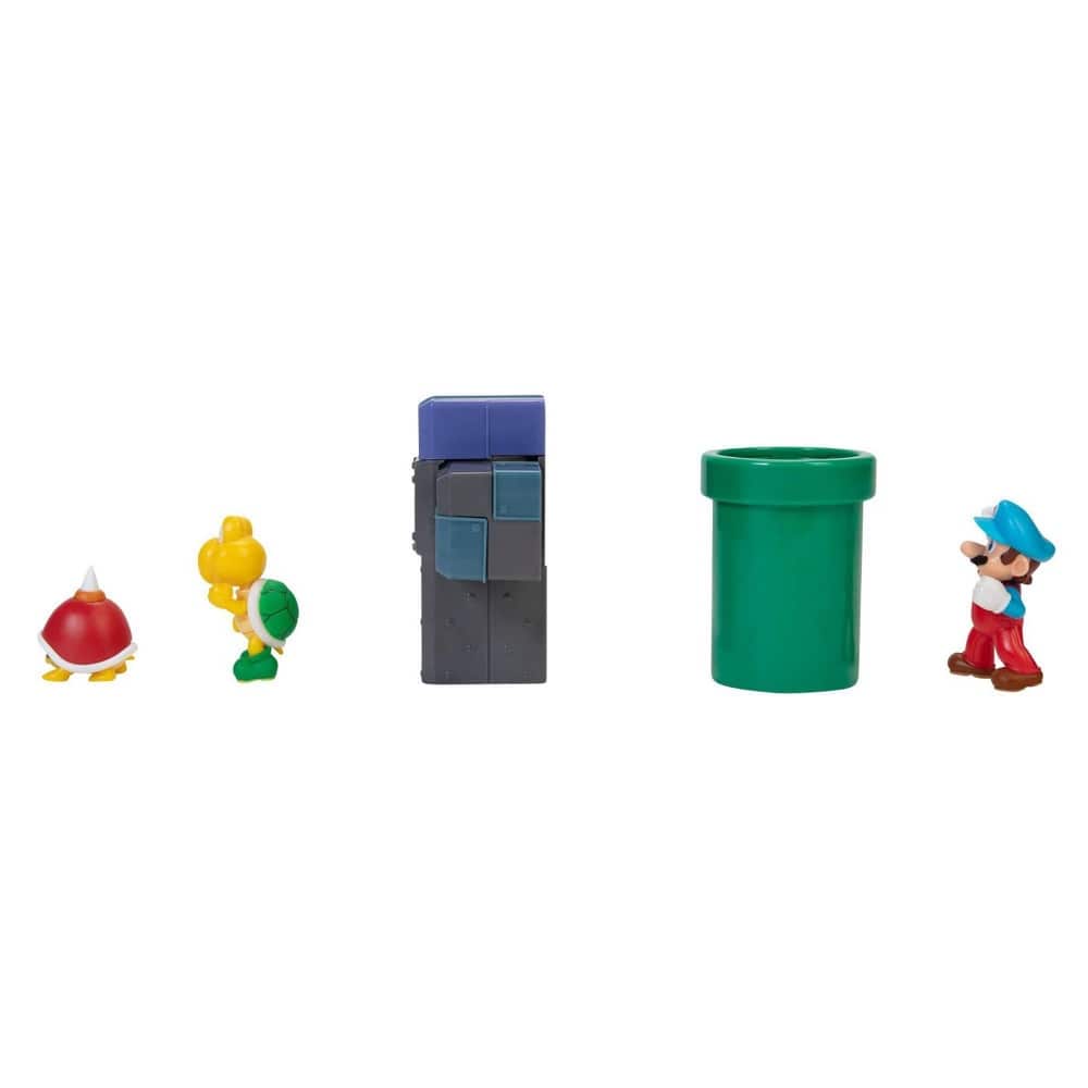 World of Nintendo Super Mario Underground Diorama Set 2.5-Inch 40426 - Colorland Toys