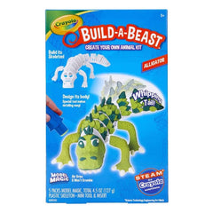Crayola Build-A-Beast Model Magic Animal Kit Alligator 74-7342 - Colorland Toys