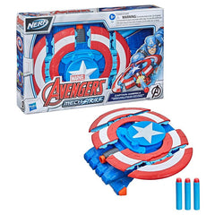 Nerf Avengers Mech Strike Captain America Strikeshot Shield - Colorland Toys