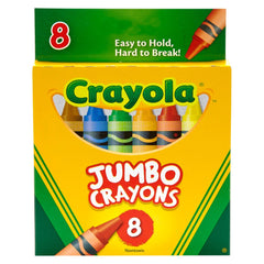Crayola Jumbo Crayons-8 Pkg 52-0389 - Colorland Toys