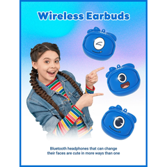 Jellie Pods True Wireless Stereo Earphones (Blue)