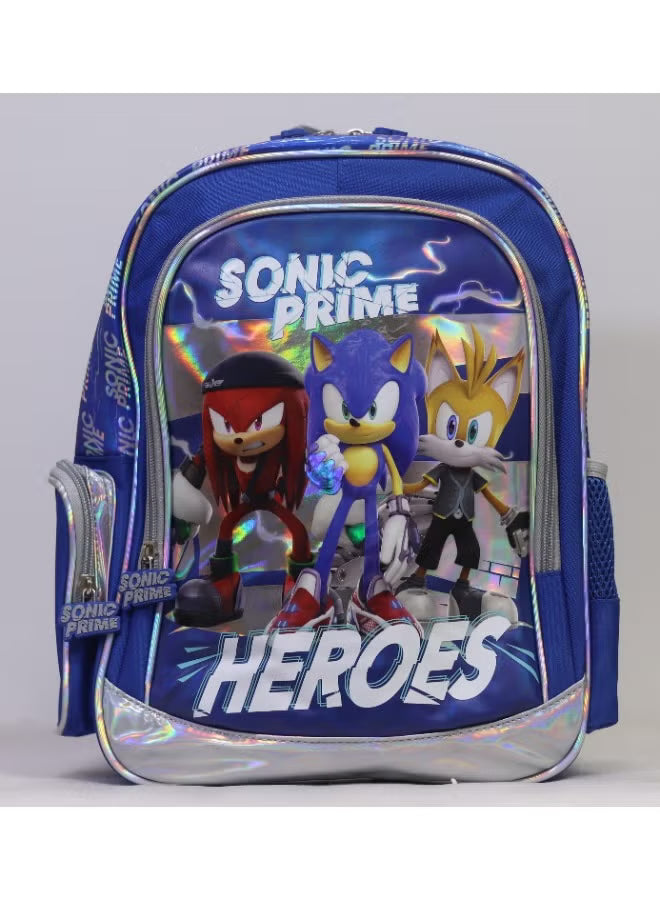 5056657017415Sonic The Hedgehog Backpack 14inch FKST-32018 - Colorland Toys