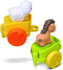 BBJunior Pull Along Farm Tractor 16-89027 - Colorland Toys