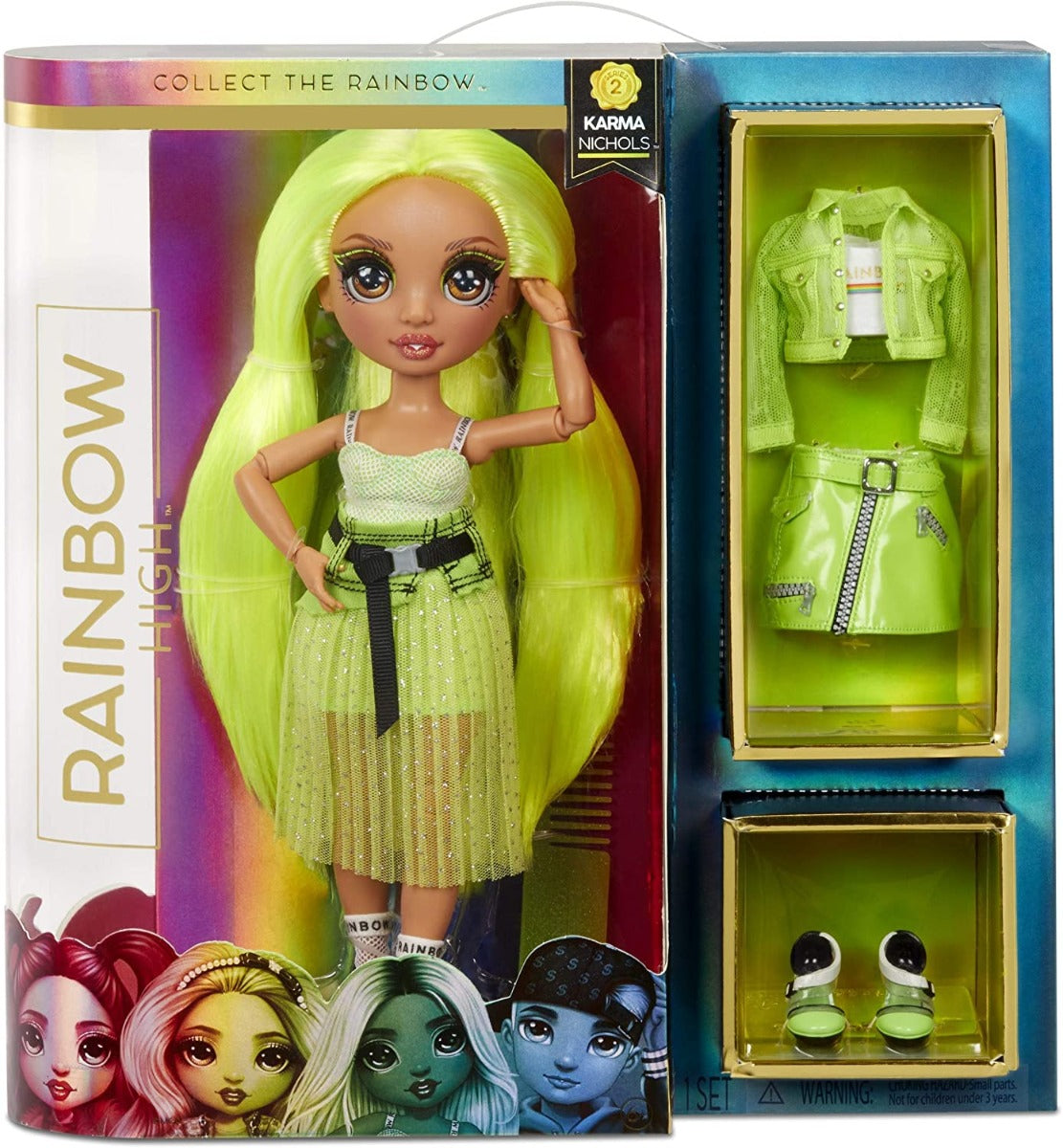 Rainbow High Karma Nichols Fashion Doll 572343 - Colorland Toys