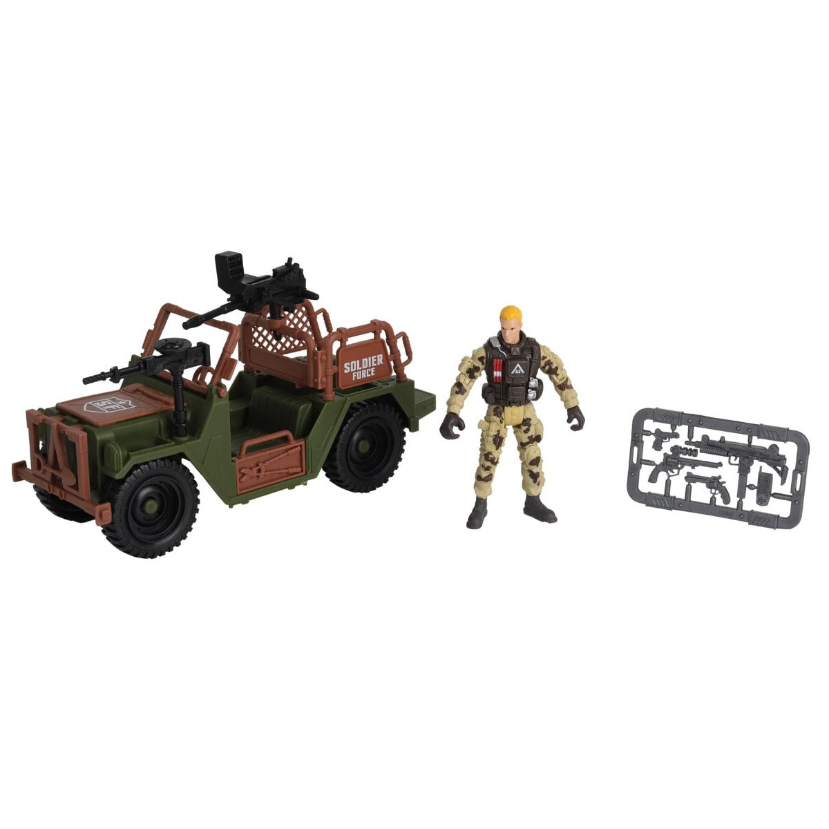 Soldier Force Patrol Vehicle Playset - Colorland Toys
