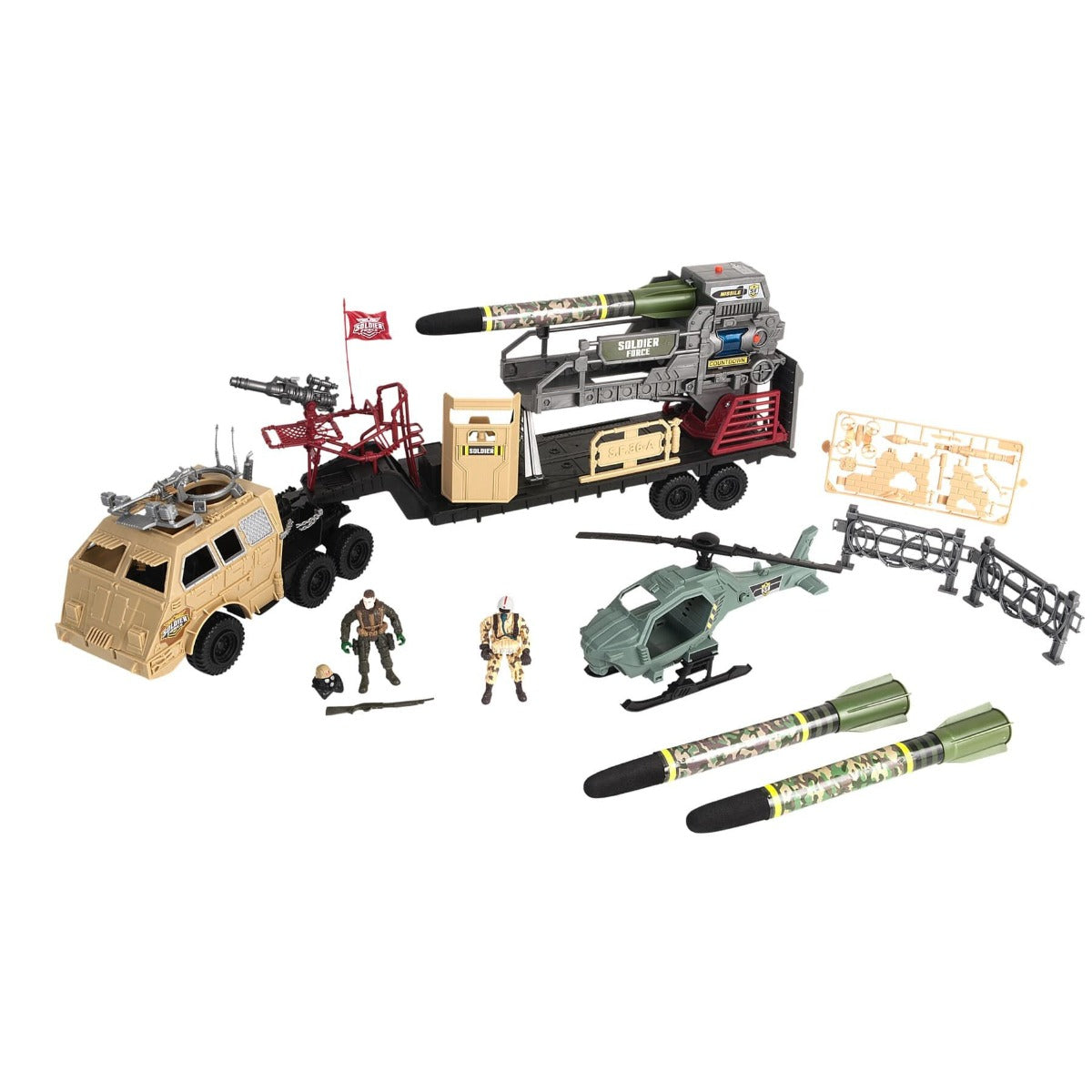 Soldier Force Rocket Launcher Vehicle Set - Colorland Toys
