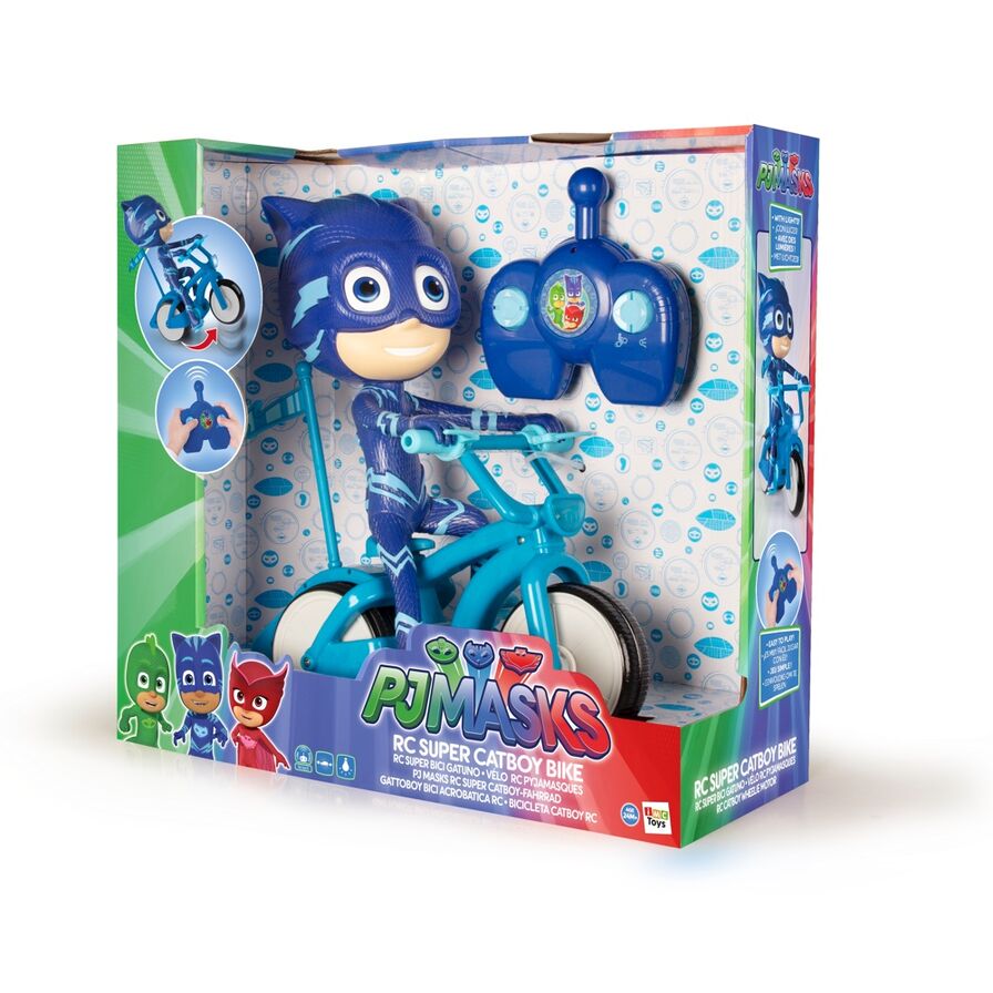 Remote Control PJ Masks Catboy Wheelie Bike 273016 - Colorland Toys