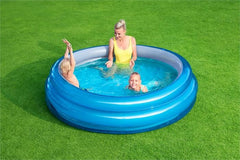 Bestway Inflatable Big Metallic 3-Ring Pool 2.01mx 53cm 51043 - Colorland Toys