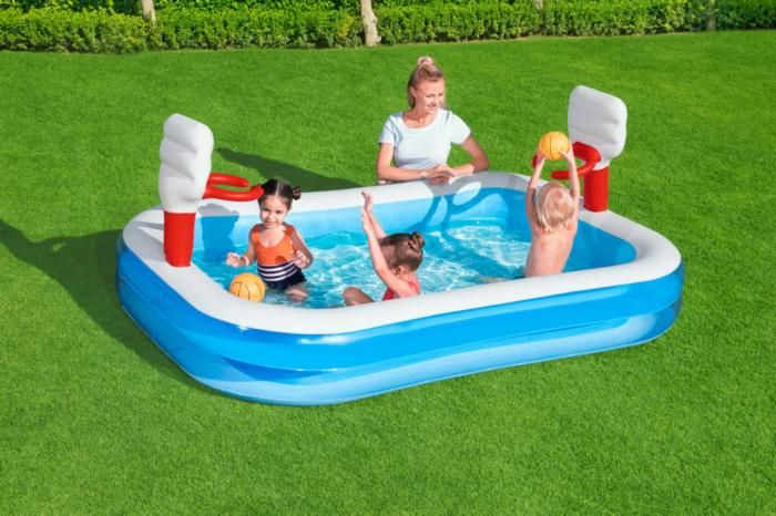 Bestway Family Pool Basketball 251 x 168 x 102 cm 54122 - Colorland Toys