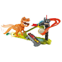 Hot Wheels T-REX Dinosaur Takedown Playset FFW81 - Colorland Toys