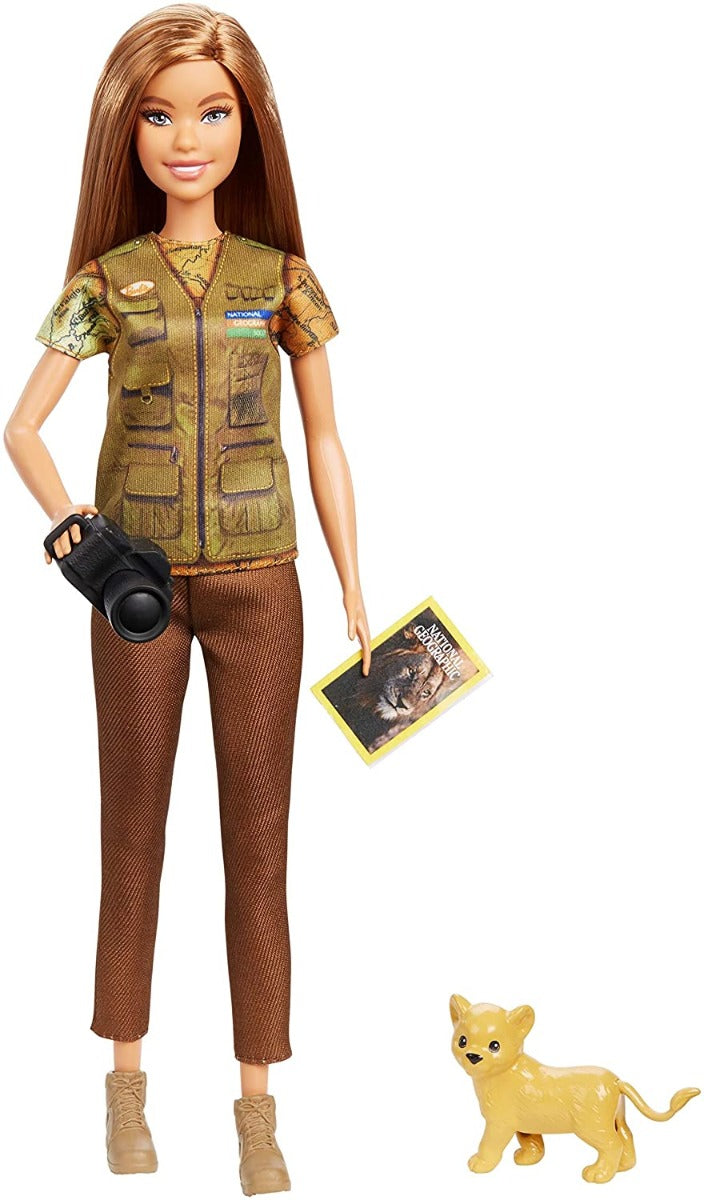 Barbie National Geographic Wildlife Conservationist Doll GDM44 - Colorland Toys