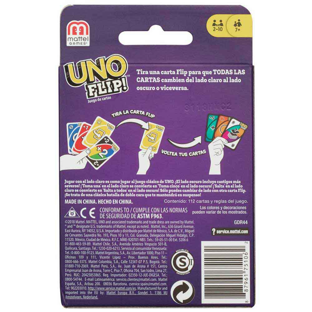 UNO Flip Card Game GDR44 - Colorland Toys