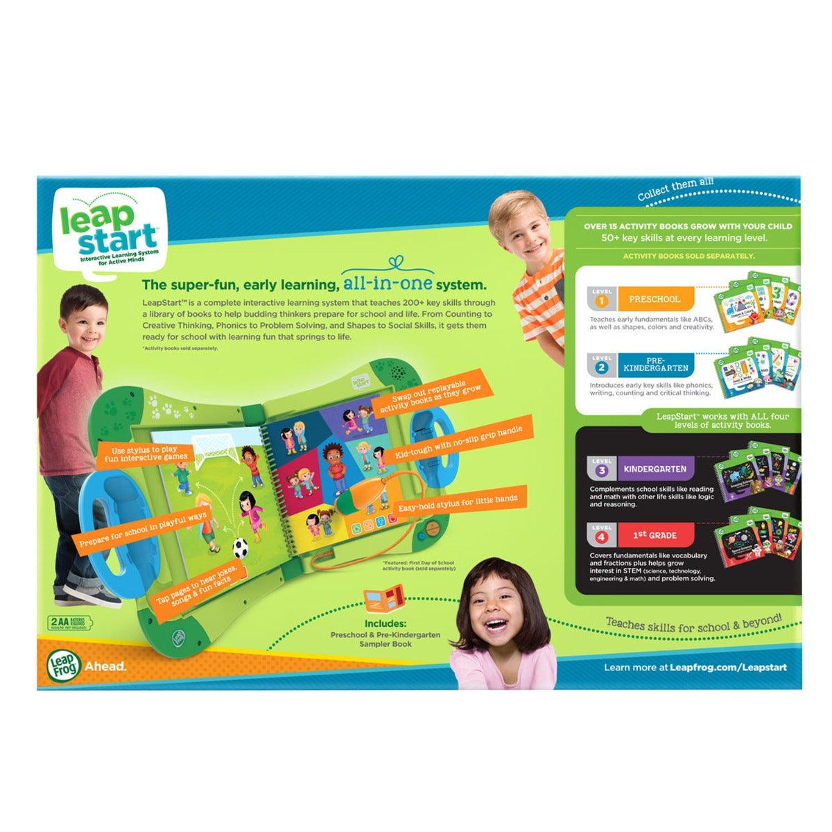 LeapFrog Leapstart Green Interactive Learning 80-21600E - Colorland Toys
