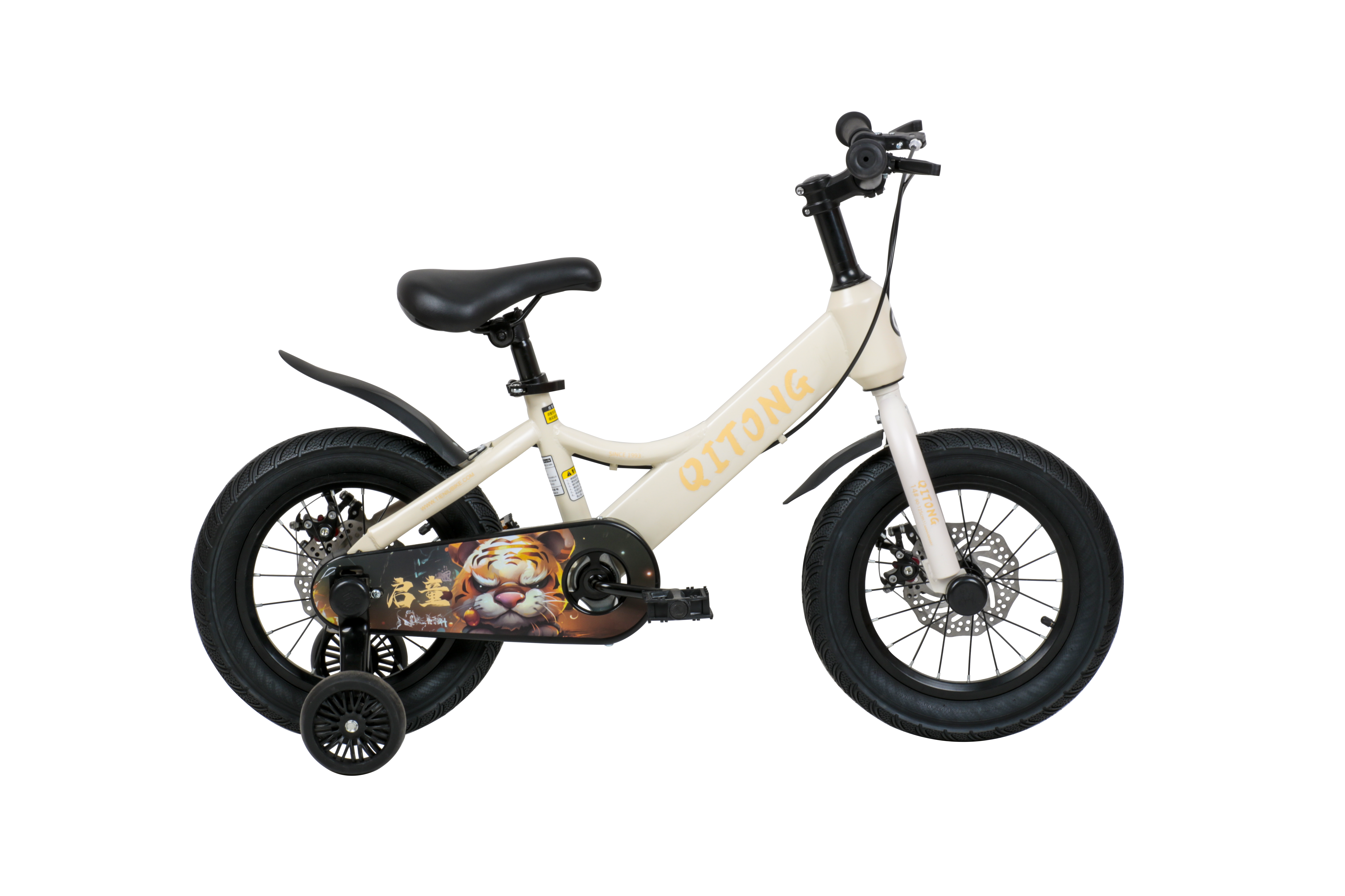 Qitong Bicycle 14 Inch White TN23A06 14IN - Colorland Toys