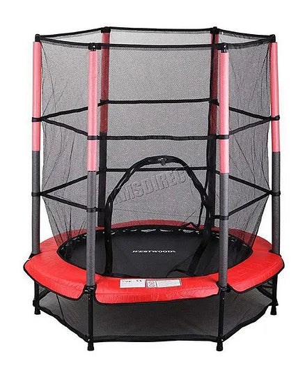 Jump N Joy Trampoline 4.5 Feet Red - Colorland Toys
