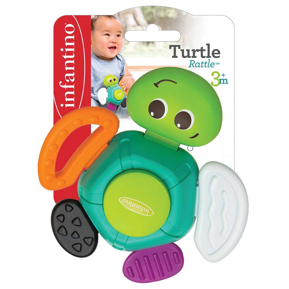 Infantino Turtle Rattle IN216279 - Colorland Toys
