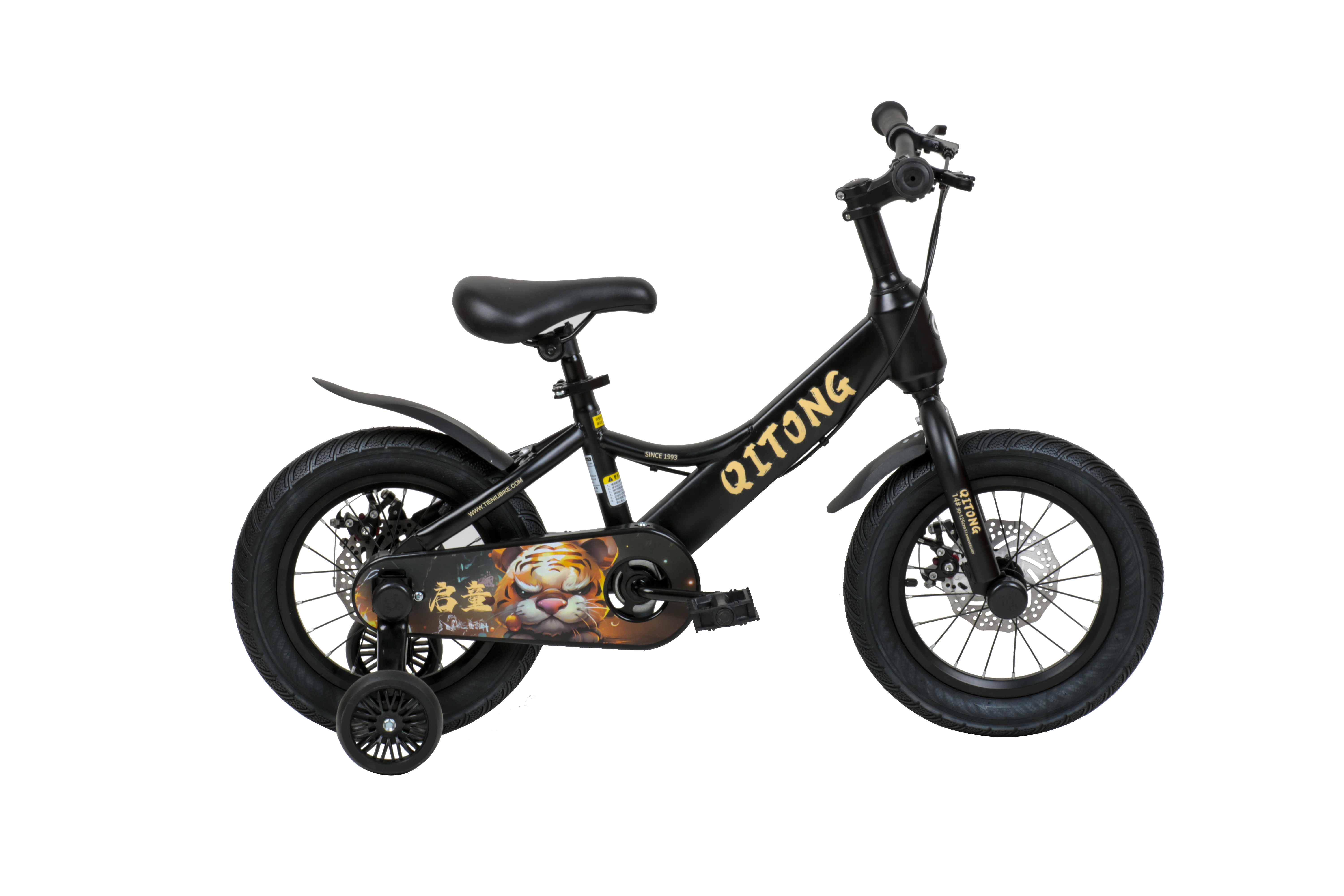 Qitong Bicycle 16 Inch Black TN23A06 16IN - Colorland Toys