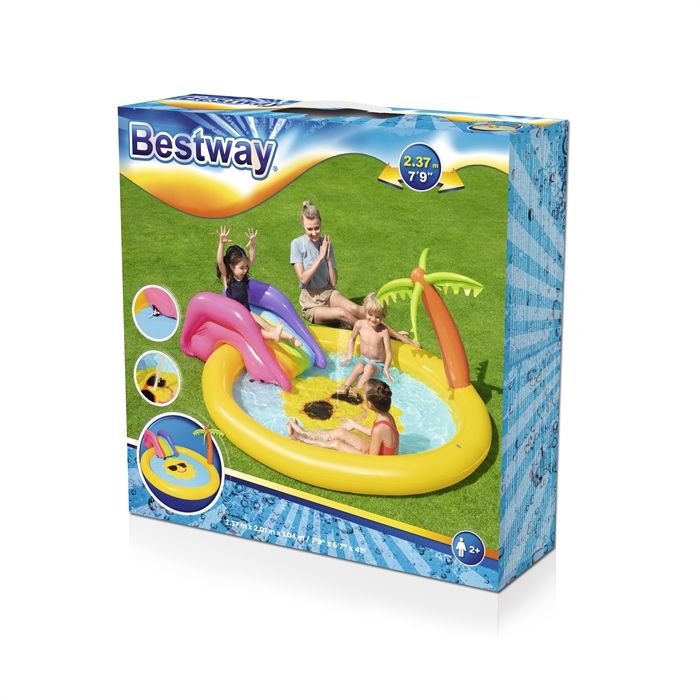 Bestway Sunnyland Splash Play Pool 2.37m x 2.01m x 1.04m 53071 - Colorland Toys