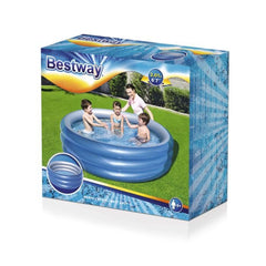 Bestway Inflatable Big Metallic 3-Ring Pool 2.01mx 53cm 51043 - Colorland Toys