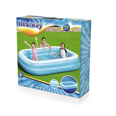 Bestway Blue Rectangular Pool 87x69x20 inch 54006 - Colorland Toys