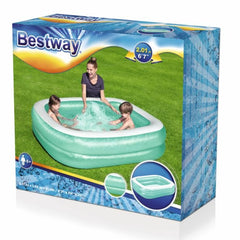 Bestway Blue Rectangular Family Pool 2.01mx1.50mx51cm 54005 - Colorland Toys