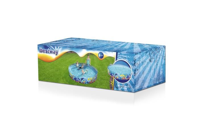 Bestway 2.44m x H46cm Fill N Fun Odyssey Pool - 55031 - Colorland Toys