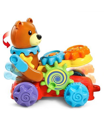 VTech Gearzooz Animal Gear Up & Go Train Baby VT80-198903 - Colorland Toys