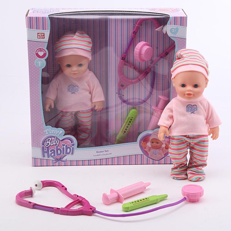 Baby Habibi Doctor Doll Set NB915818 - Colorland Toys