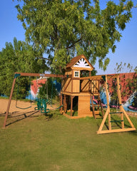 Dynamic Sports Arabian Ibex Wooden Swing Set DS-156S