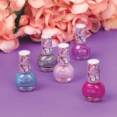 3C4G Butterfly Glitter Nail Polish Set 5 - Pack 10051 - Colorland Toys