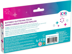 3C4G Butterfly Glitter Nail Polish Set 5 - Pack 10051 - Colorland Toys