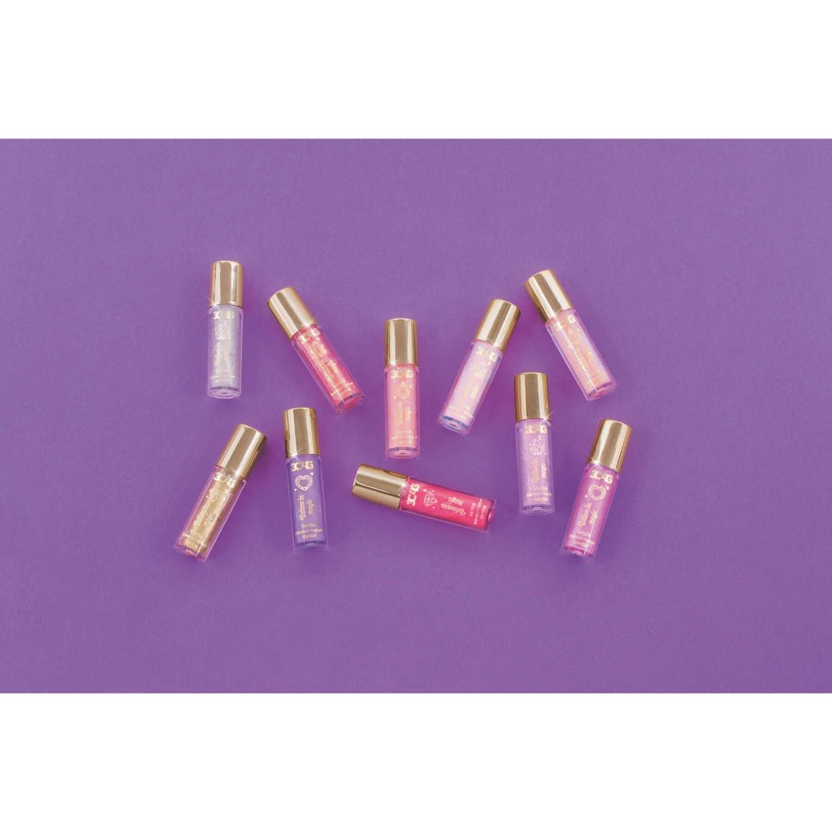 3C4G Pink & Gold Lip Gloss 10 - Pack 10018 - Colorland Toys