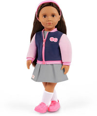 Our Generation Doll With School Outfit And Bomber Jacket BD31741Z