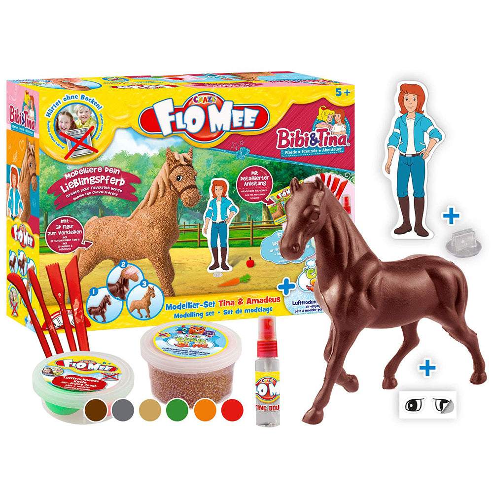 CRAZE Flo Mee Meets Cloud Slime Horse Set 15155 - Colorland Toys