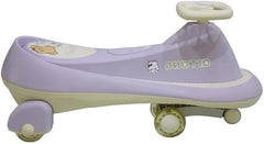 Qitong Lovable Swing Car With Music Purple MN069 - Colorland Toys