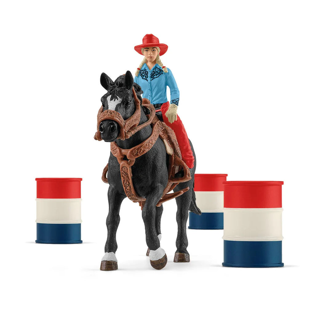 Schleich Cowgirl Barrel Racing Fun 42576 - Colorland Toys