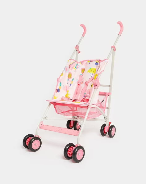 Dolls World Deluxe 4 Wheel Folding Stroller 78700 - Colorland Toys